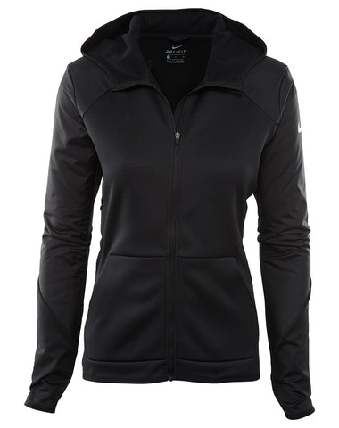 Nike Therma Hoodie Fz Overlay Womens Style : 802919