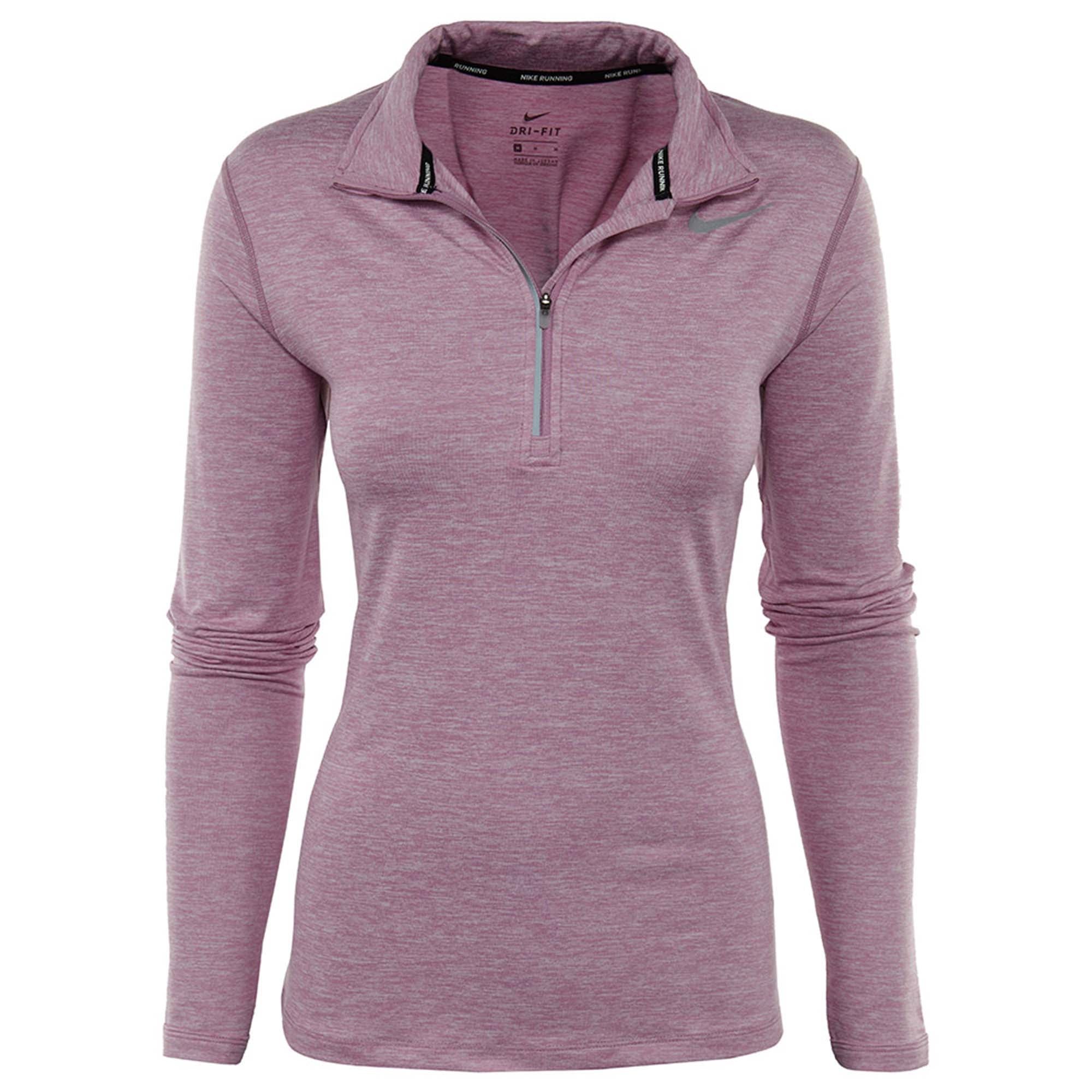 Nike Dry Fit Element Half Zip Running Top Womens Style : 685910