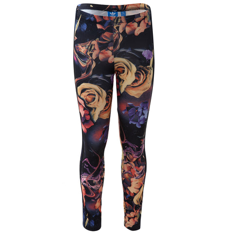 Adidas Rose Print Leggings Big Kids Style : Bq3981