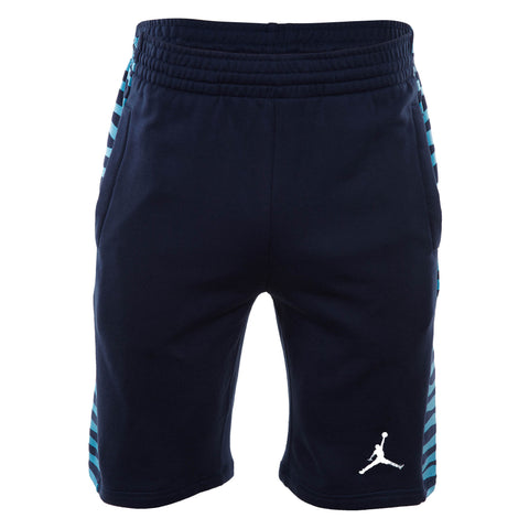 Jordan  10 Fleece Shorts Midnight Navy Blue Mens Style : 820145