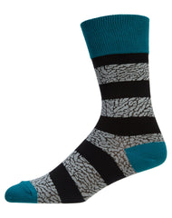 Jordan Elephant Striped Crew Socks Unisex Style : 647688