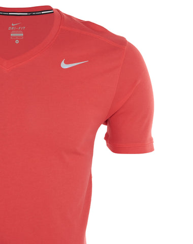 Nike Racer V-neck Short Sleeve Running Shirt Mens Style : 677319