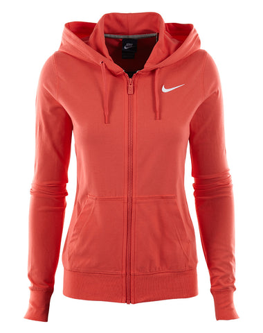 Nike Ful Zip Jersey Hoodie Womens Style : 614829