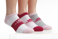 Nike Sportswear Striped No-show Socks - 3-pack Womens Style : Sx5446