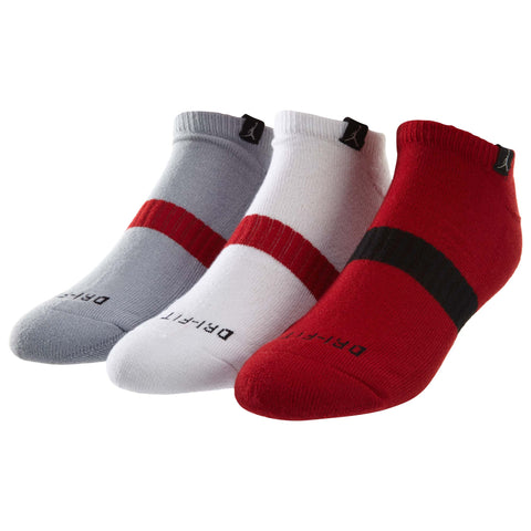 Jordan Dri-fit 3 Pack No-show Basketball Socks Mens Style : 546479