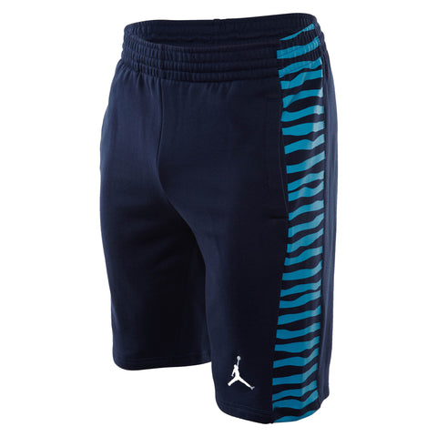 Jordan  10 Fleece Shorts Midnight Navy Blue Mens Style : 820145